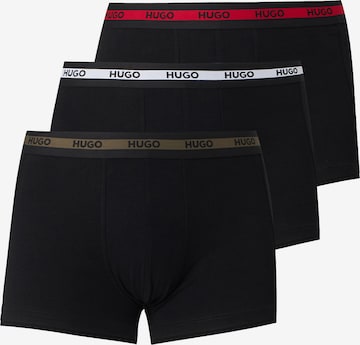 HUGO Boxerky – černá: přední strana