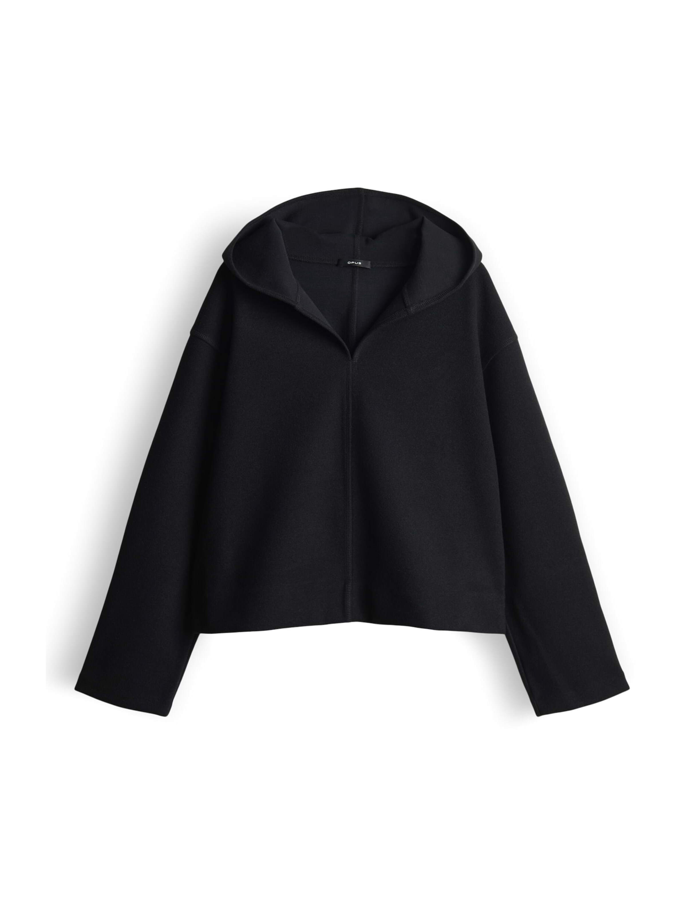OPUS Μπλούζα φούτερ 'Gubel' σε μαύρο: μπροστά