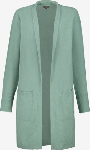 Gina Laura Knit Cardigan in Green: front