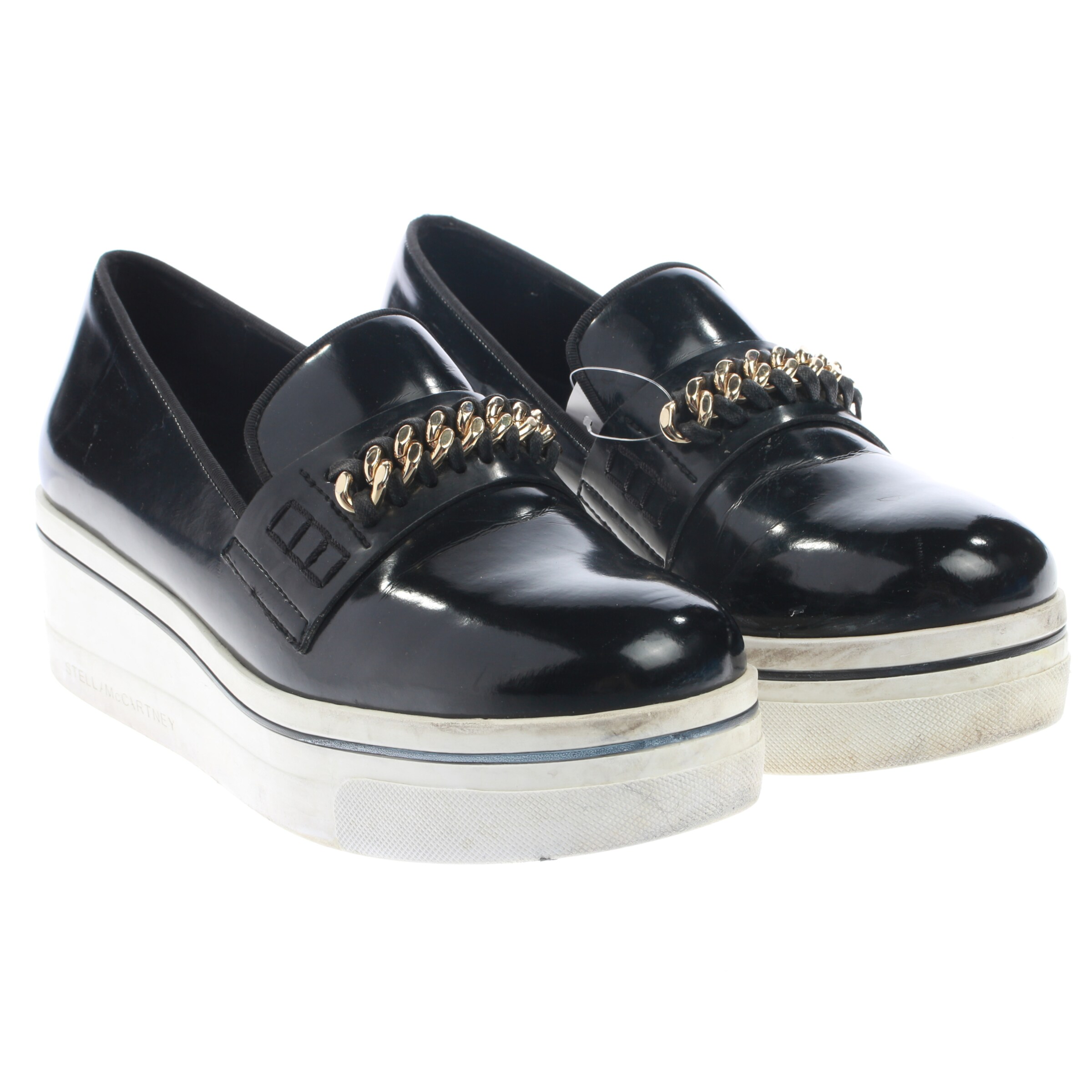 Stella McCartney Flats & Loafers in 38 in Black: front