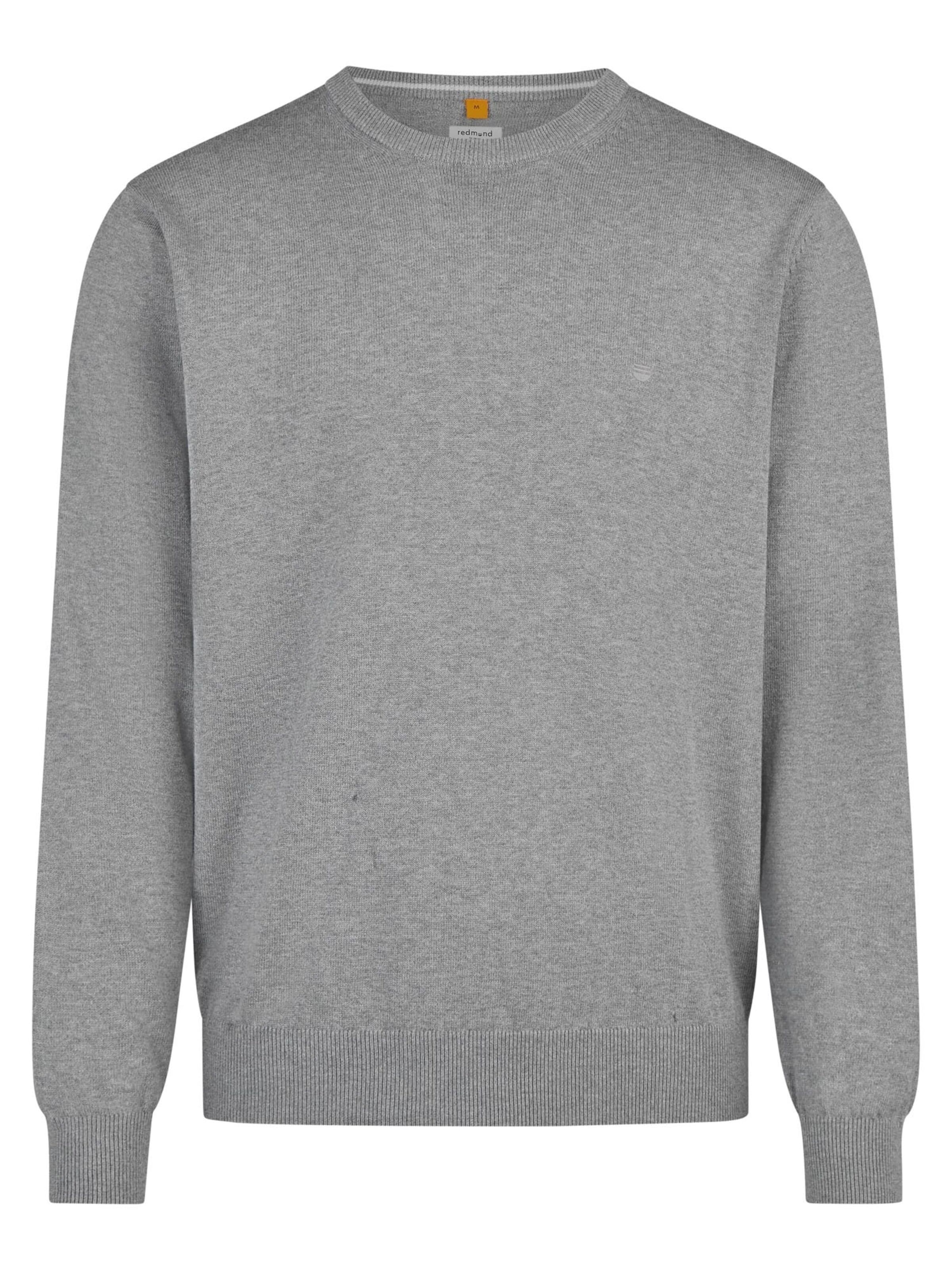 redmond Sweater 'Basic' in Grey: front