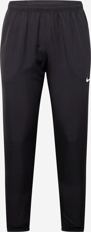 NIKE Tapered Sportbroek 'CHALLENGER' in Zwart: voorkant