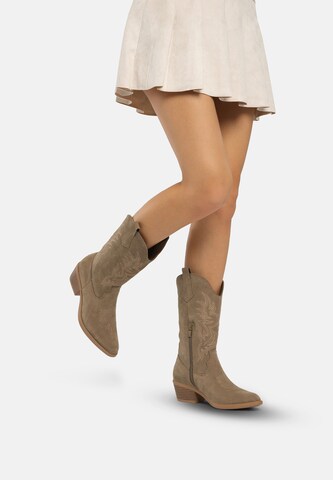 Salinyang Comwboystøvler i grøn