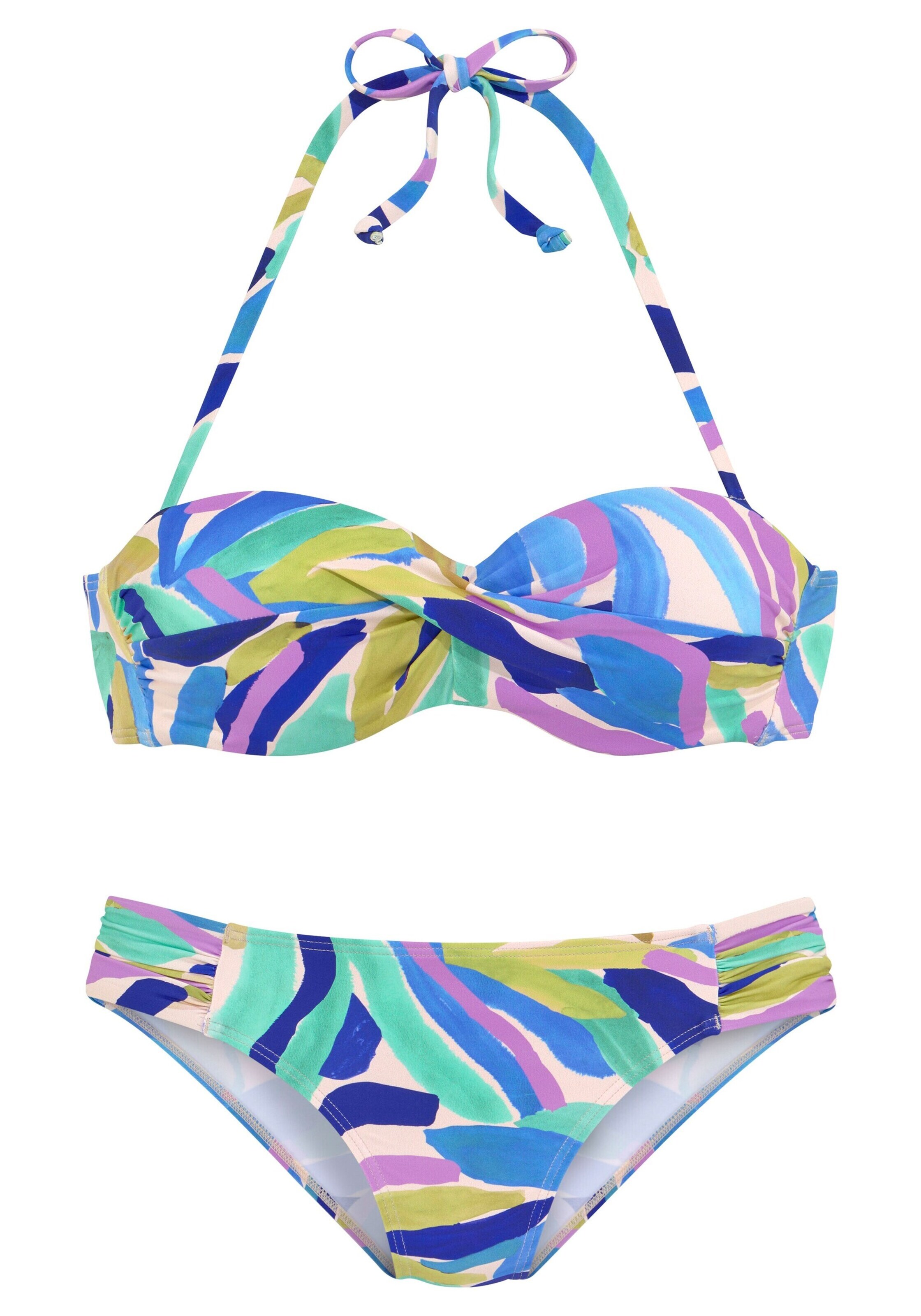 s.Oliver Μπαντό Μπικίνι σε μπλε: μπροστά