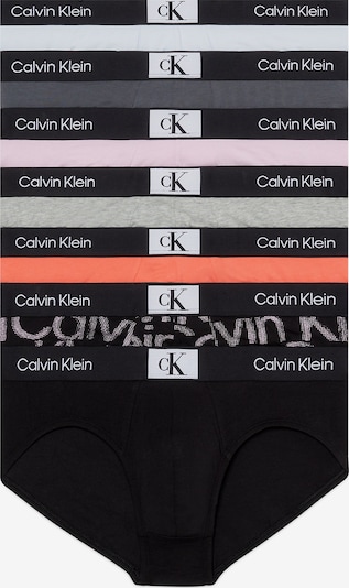 Calvin Klein Underwear Panty in Anthracite / mottled grey / Coral / Light pink / Black / White, Item view