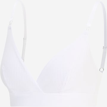 Lindex Maternity Triangle Nursing bra 'Vera' in White: front