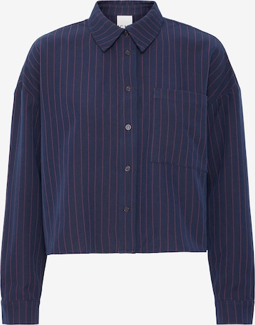 Chemisier 'IX TRINE' ICHI en bleu : devant