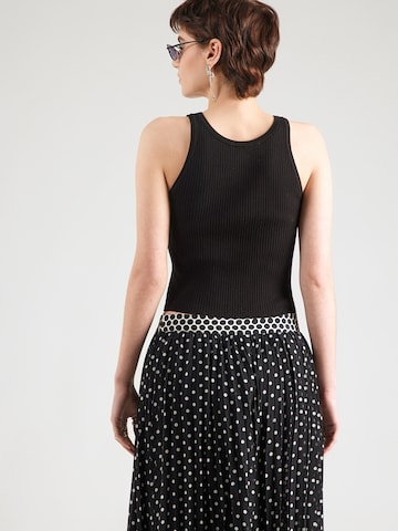 KARL LAGERFELD JEANS Плетен топ в черно