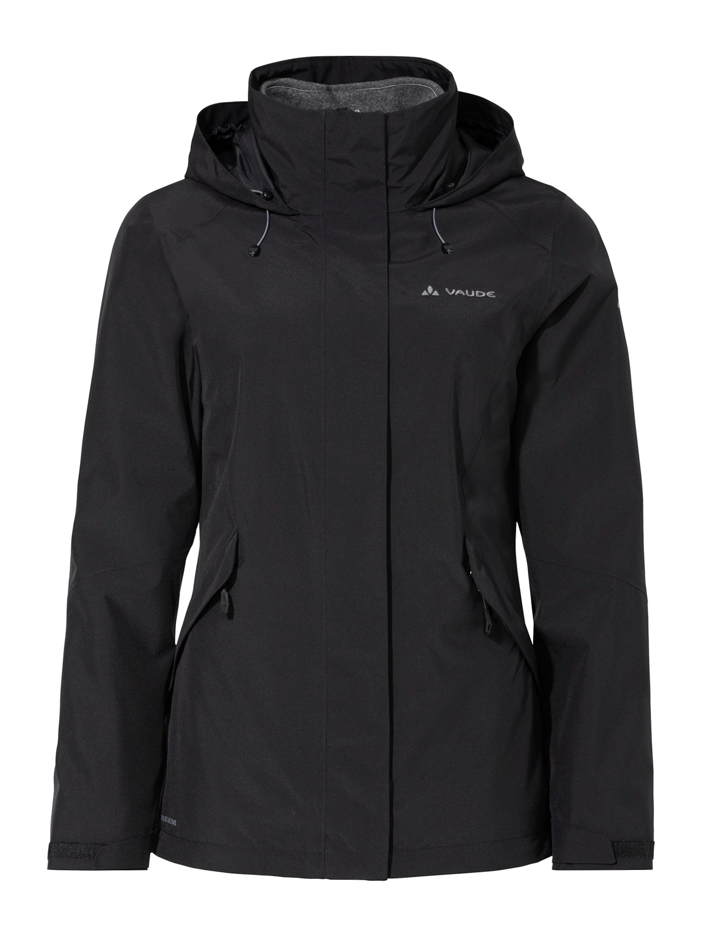 VAUDE Outdoor jacket 'Rosemoor 3in1 II ' in Black: front