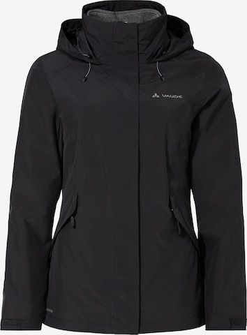 VAUDE Funktionsjacke 'Rosemoor 3in1 II ' in Schwarz: Vorderseite