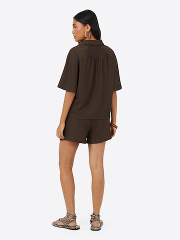 Camicia da donna di BRAVE SOUL in marrone