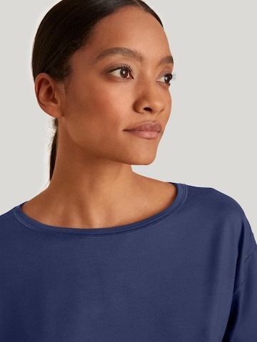 CALIDA Slaapshirt 'DEEPSLEEPWEAR Balancing' in Blauw