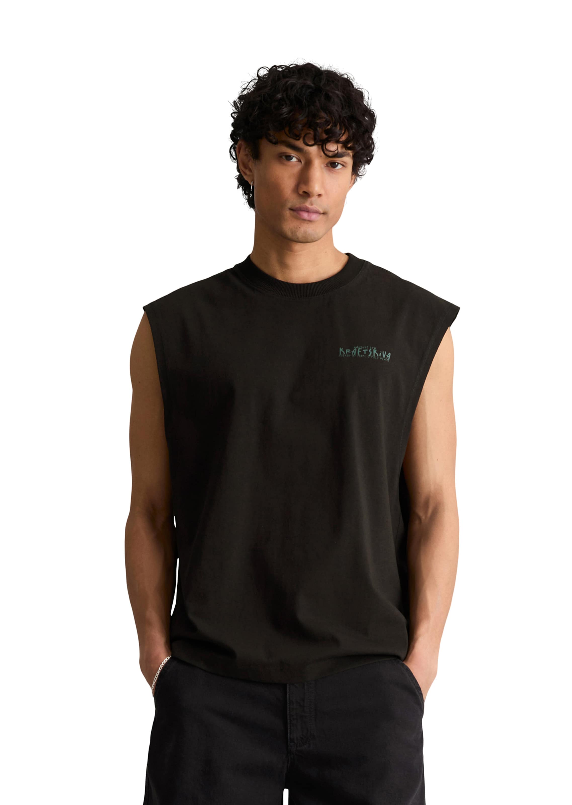 Marc O'Polo DENIM Shirt in Black: front