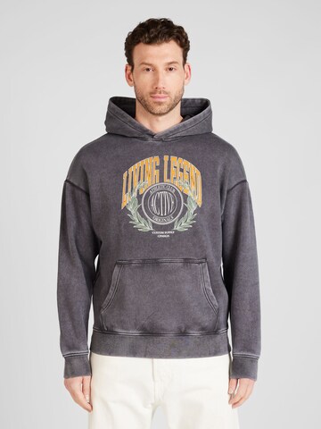 JACK & JONES Sweatshirt 'LEGEND' in Grijs: voorkant