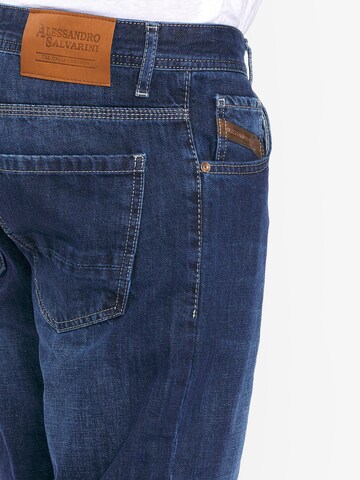 Alessandro Salvarini Regular Jeans in Blau