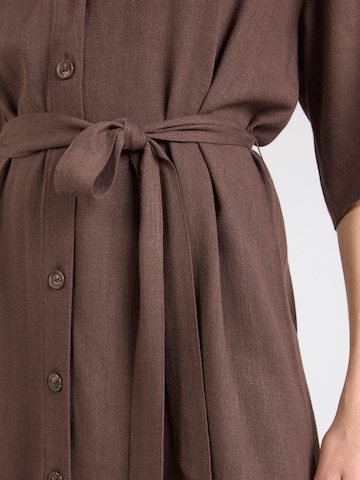OBJECT Sukienka koszulowa 'OBJSANNE' w kolorze brązowy