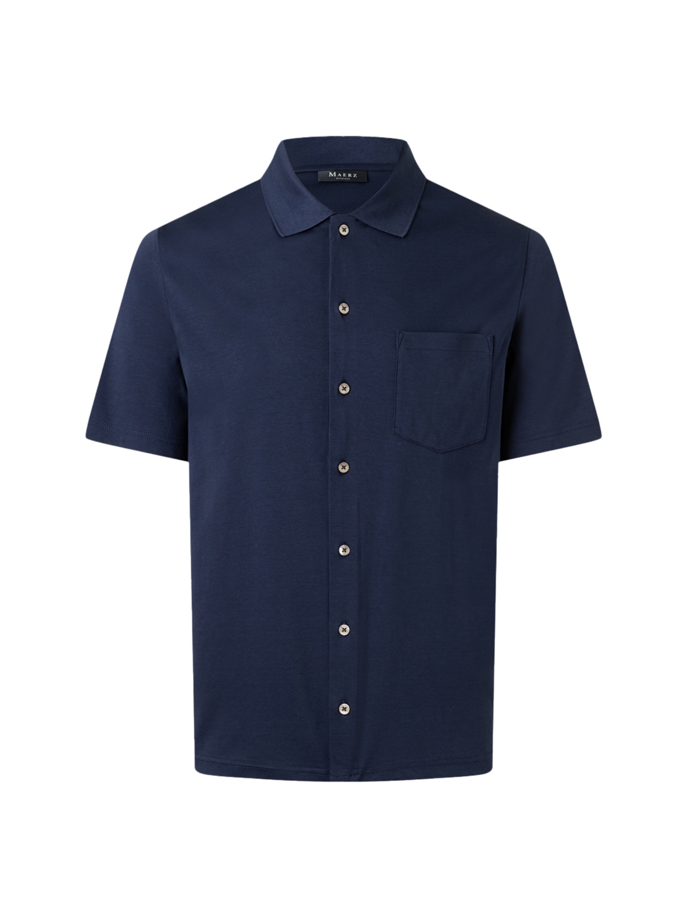 Regular fit Camicia ' 647000 ' di MAERZ Muenchen in blu: frontale