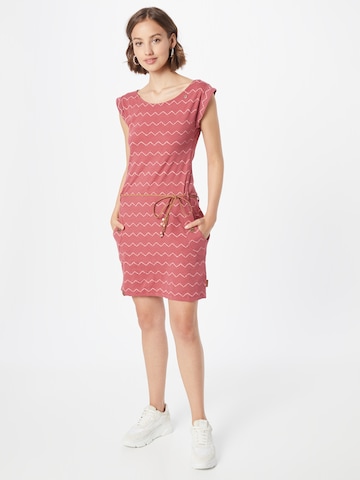 RagwearLjetna haljina - roza boja: prednji dio