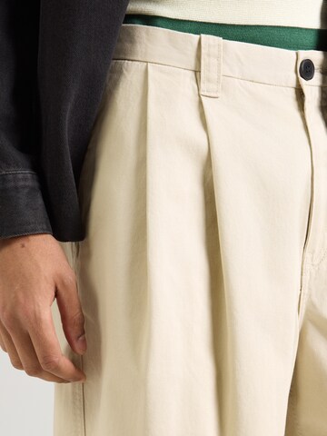 WEEKDAY Baggy Bandplooibroek 'Ruben' in Beige