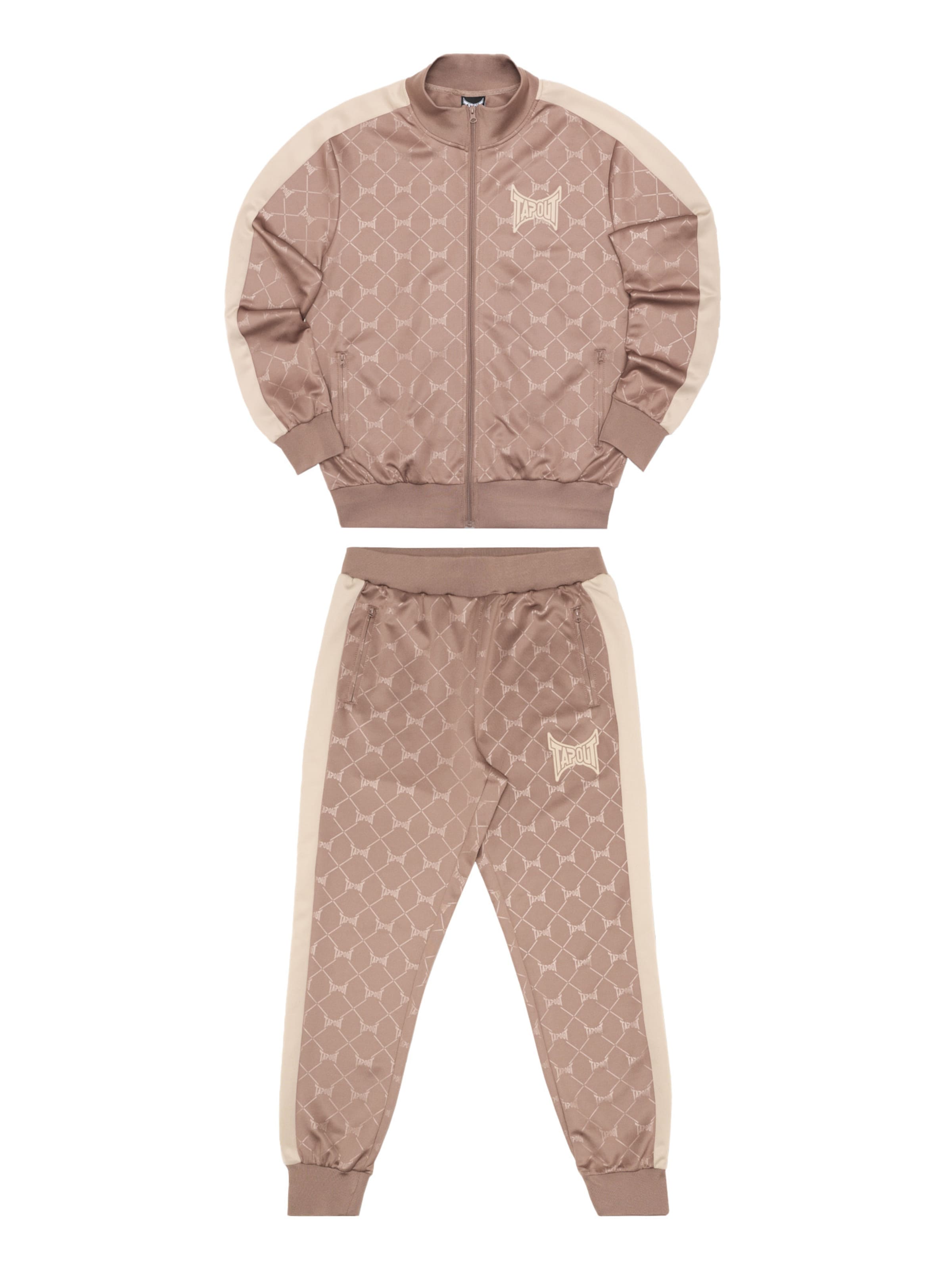 Tapout Тренировочный костюм 'NILAND ' в Бежевый: спереди