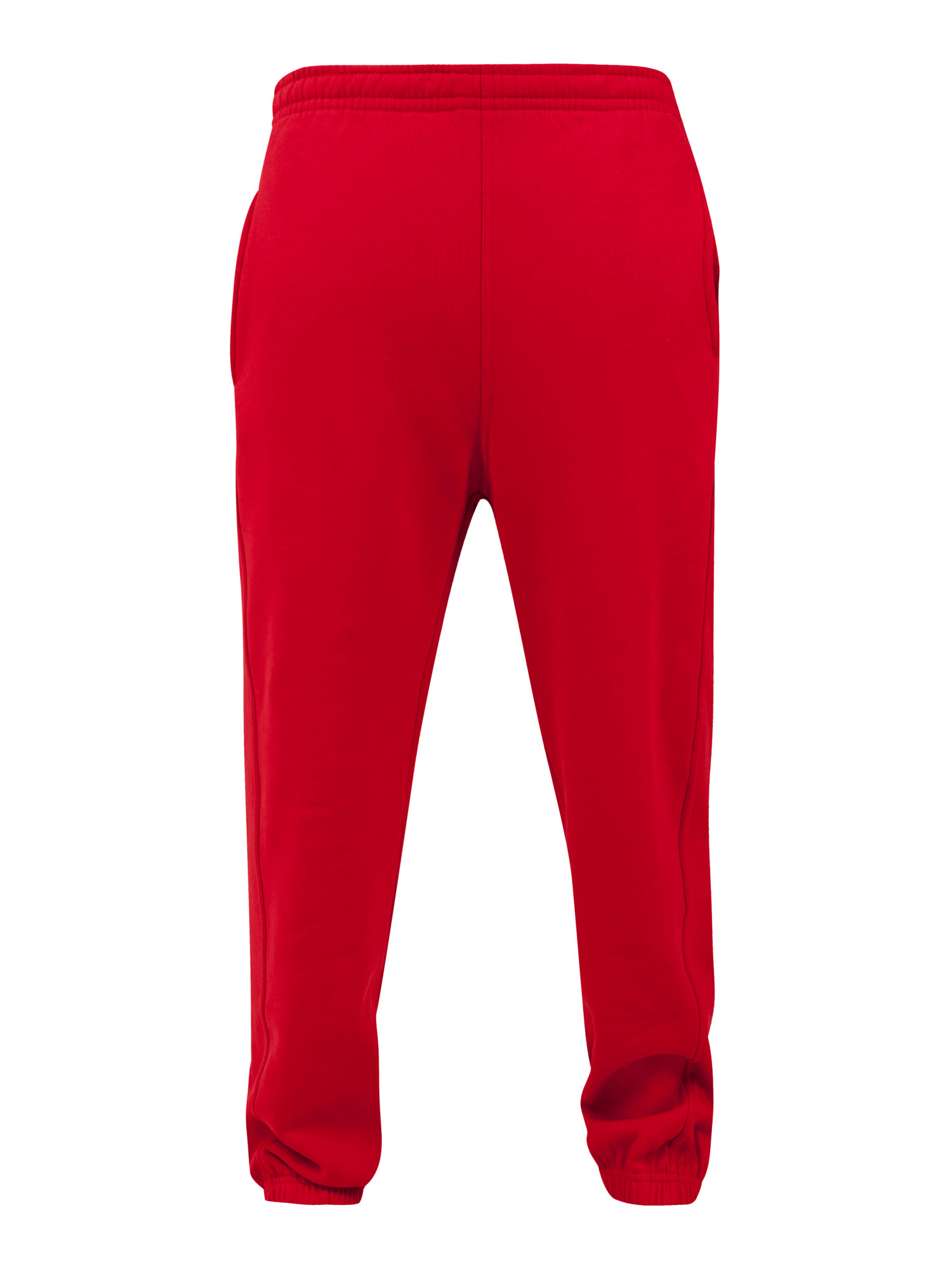 Abbigliamento Abbigliamento in felpa Urban Classics Big & Tall Pantaloni in Rosso Fuoco 