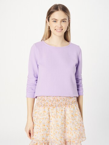 TOM TAILOR Sweatshirt in Lila: voorkant