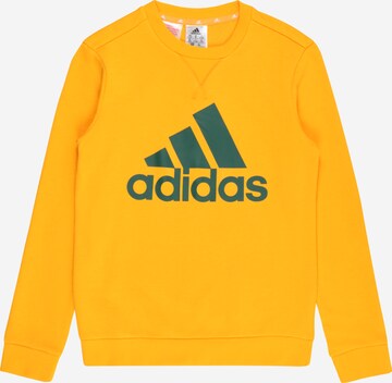 ADIDAS PERFORMANCE Sweatshirt 'Essentials' in Yellow: front