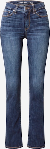 American Eagle Flared Jeans in Blue: front