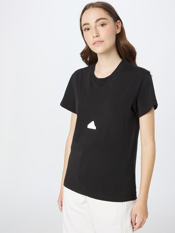 ADIDAS SPORTSWEAR Λειτουργικό μπλουζάκι 'Classic' σε μαύρο: μπροστά
