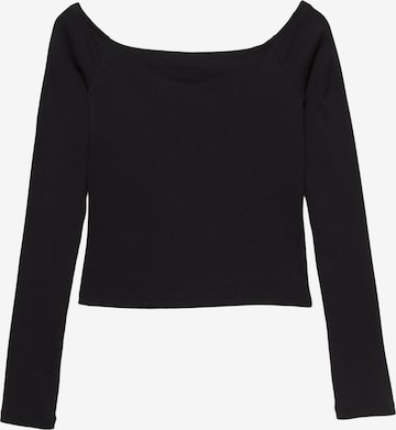 Maglietta di Pull&Bear in nero: frontale
