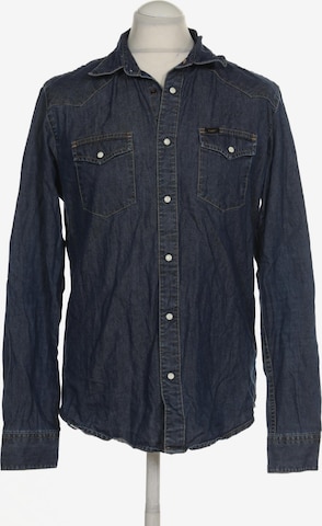 Lee Button Up Shirt in L in Blue: front