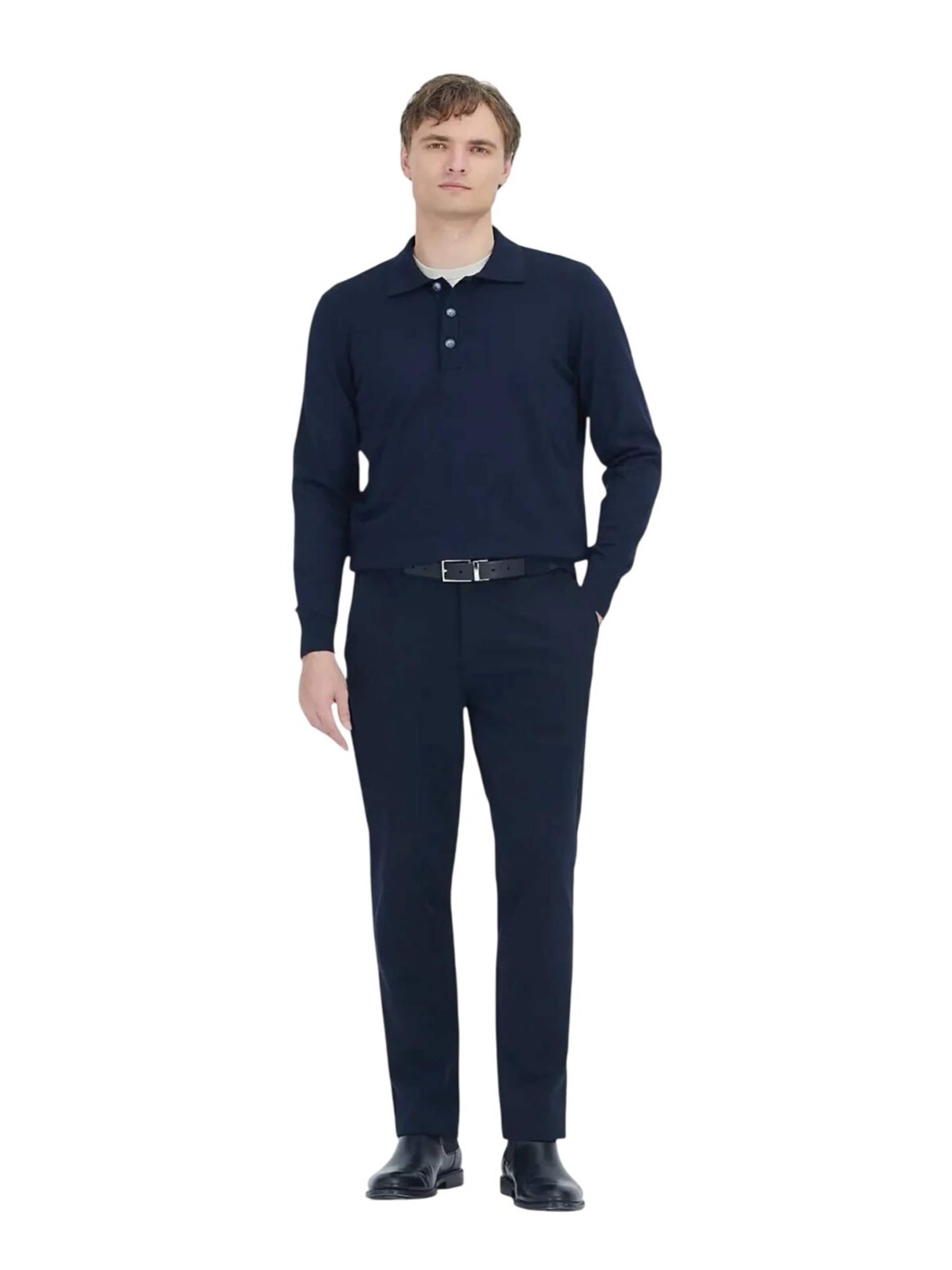 Ramsey Knit cardigan in Blue