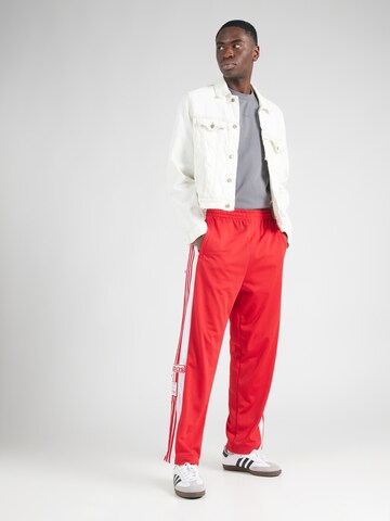 ADIDAS ORIGINALS Loosefit Παντελόνι 'Adibreak' σε κόκκινο