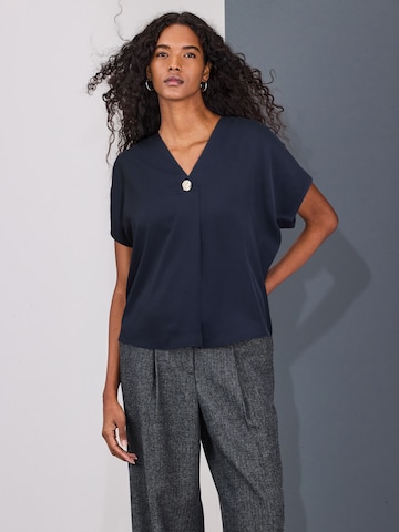 Chemisier Next en bleu : devant