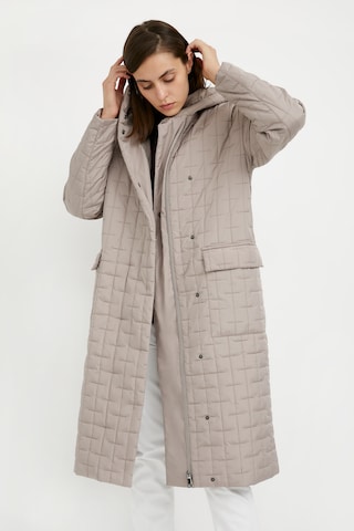 Finn Flare Winter Coat in Grey: front