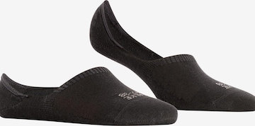 FALKE Ankle Socks 'Step High Cut' in Black: front