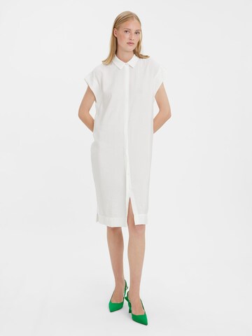 VERO MODA Blousejurk 'LOUISE' in Wit: voorkant