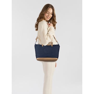 TOM TAILOR Shopper 'Gilda' in Blauw: voorkant