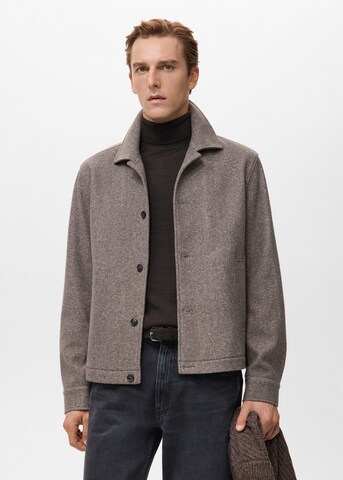 MANGO MAN Between-Season Jacket 'Aneto' in Brown: front