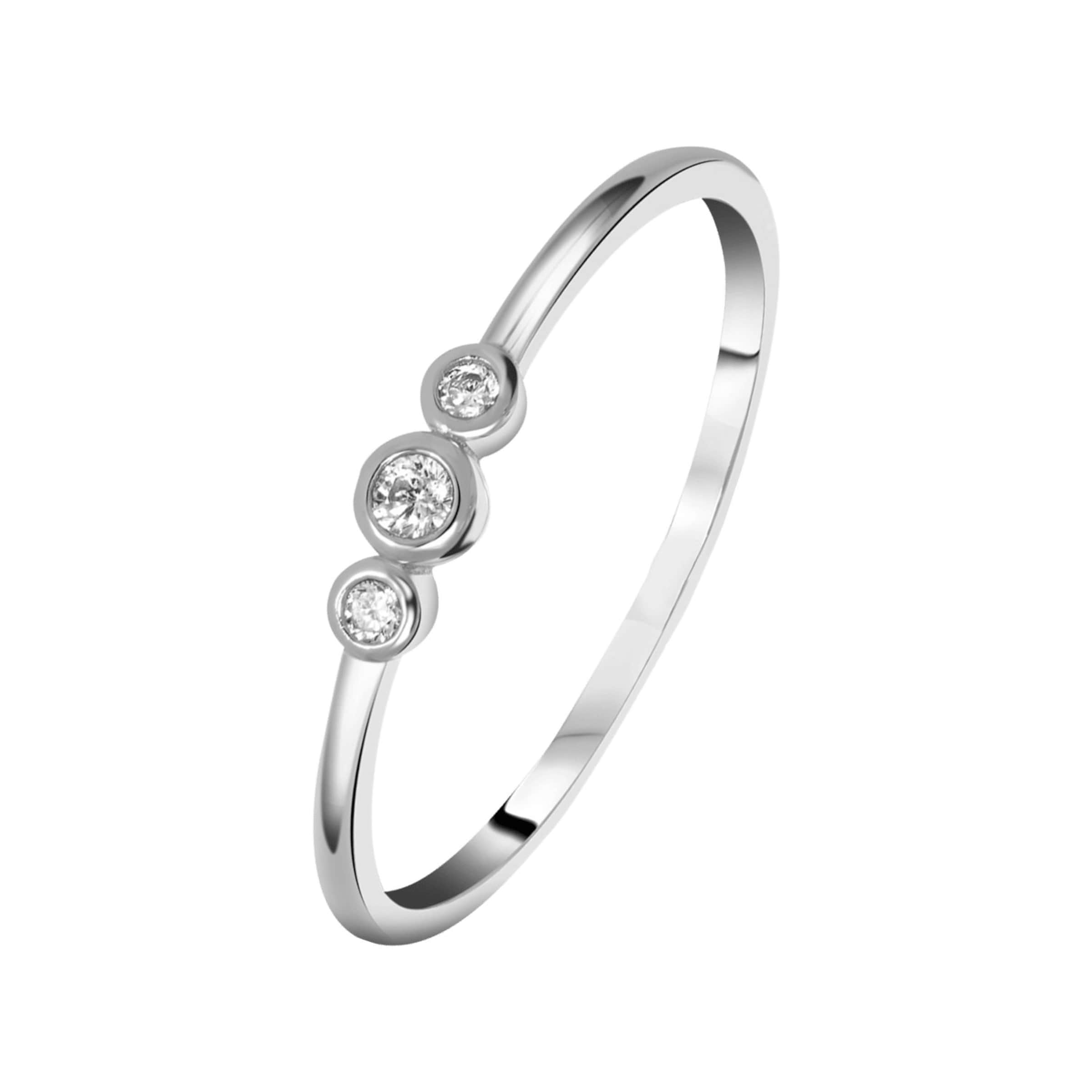 Lucardi Ring in Silver: front