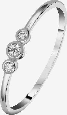 Lucardi Ring in Zilver: voorkant