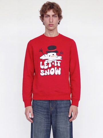 JACK & JONES Dressipluus 'JJXMAS FUN', värv punane: eest vaates