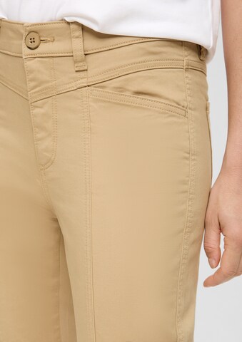 Coupe slim Pantalon s.Oliver en beige