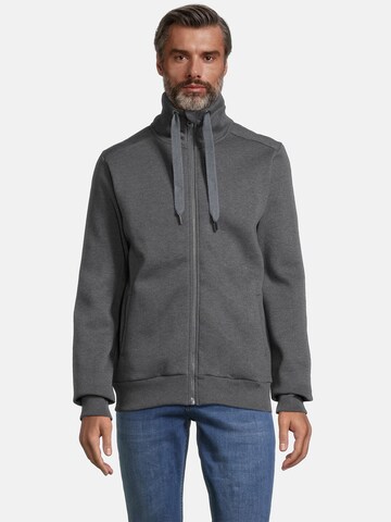 Veste de survêtement 'Mool' salzhaut en gris : devant