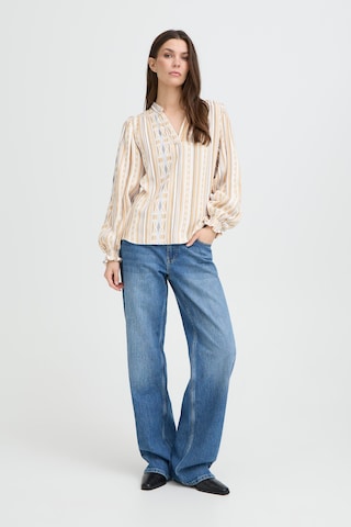 Pulz Bluse 'ALEXIS' i beige