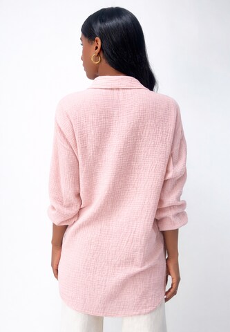 Chemisier Elara en rose
