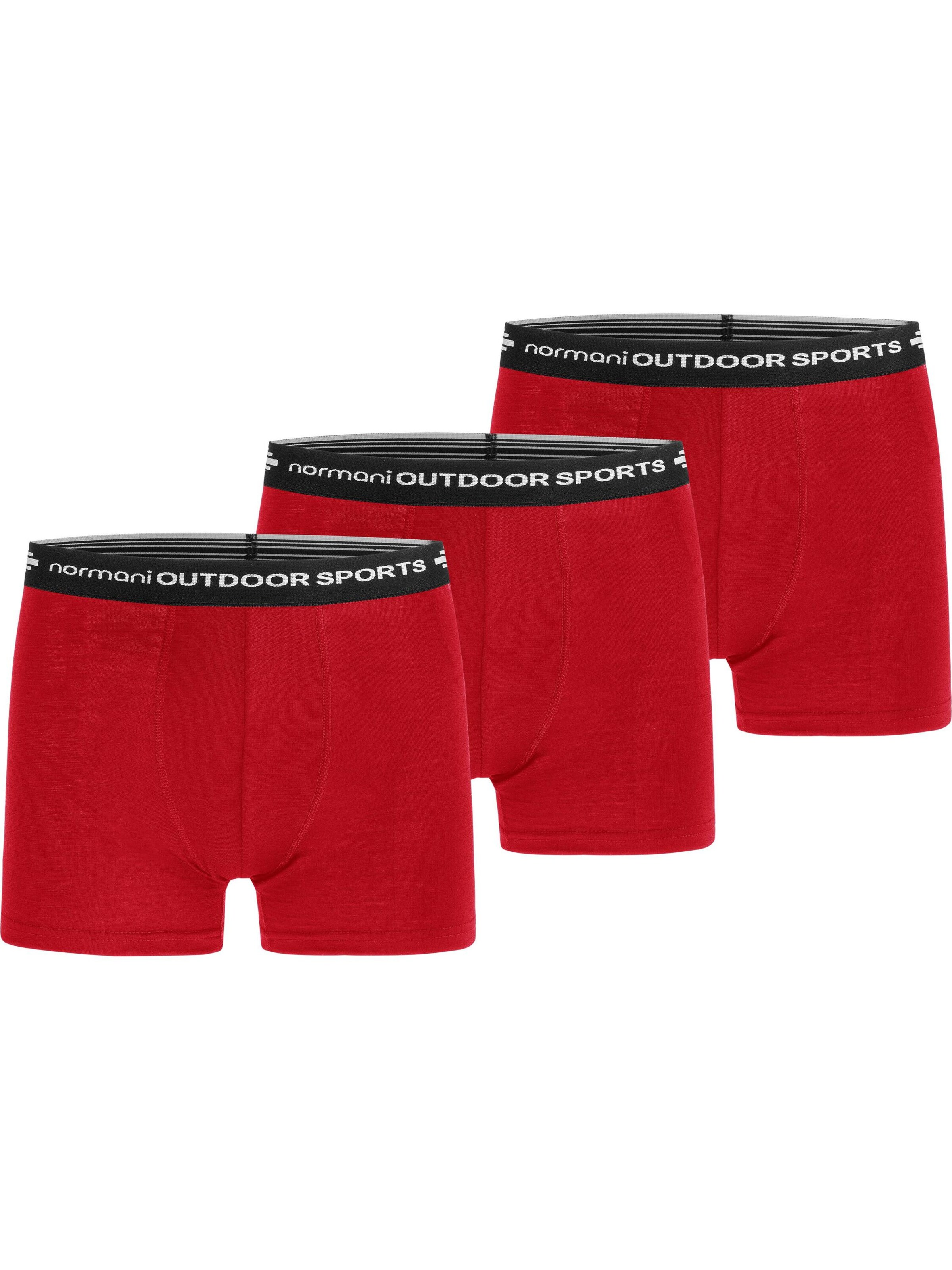 normani - Calzoncillo boxer en rojo: frente