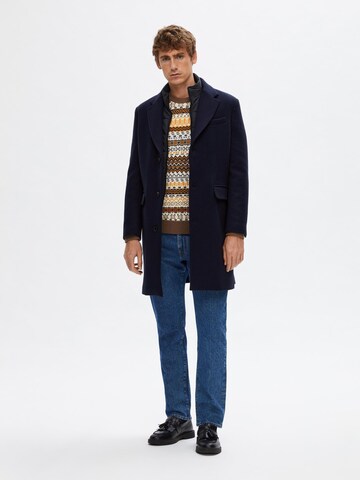 Manteau mi-saison 'Joseph' SELECTED HOMME en bleu