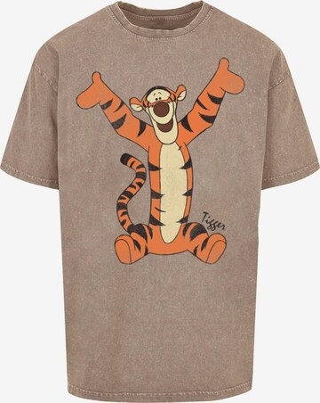 T-Shirt 'Winnie The Pooh - Tigger' ABSOLUTE CULT en marron : devant