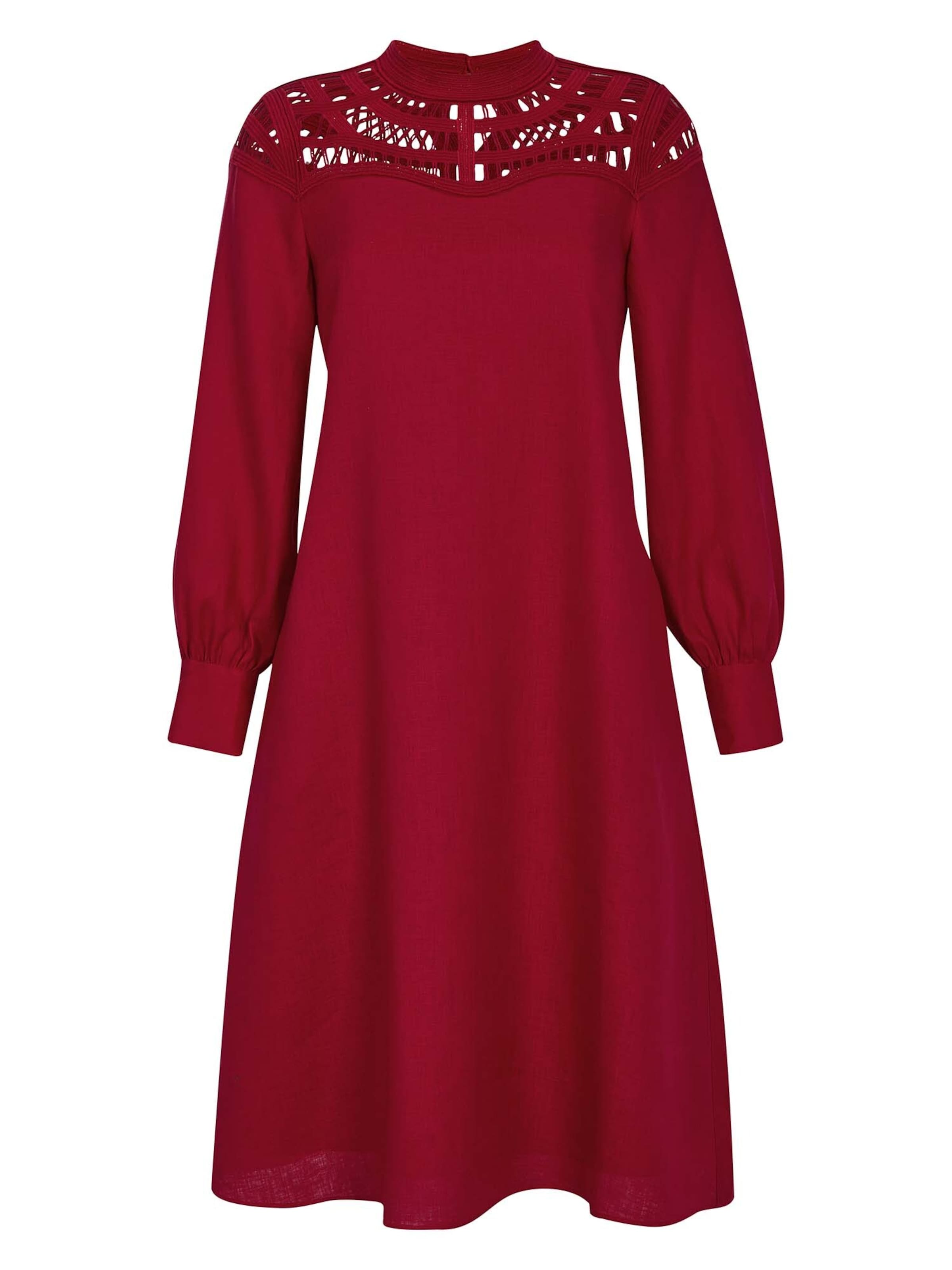 Robe MADELEINE en rouge : devant